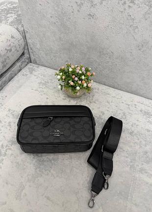 Сумка через плече coach monogram
