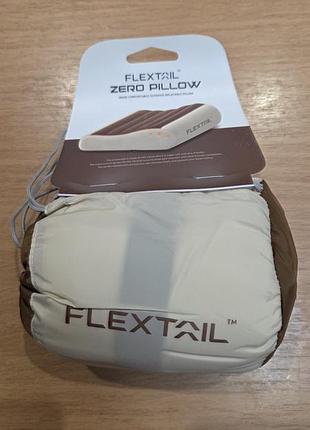 Подушка надувна flextail zero pillow (brown)