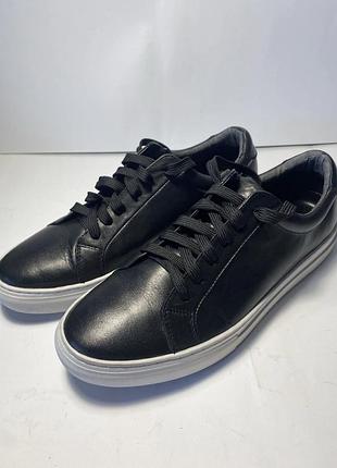 Vagabond shoemakers paul 2.0 — чорні шкіряні кросівки на шнурівці, розмір eu 41