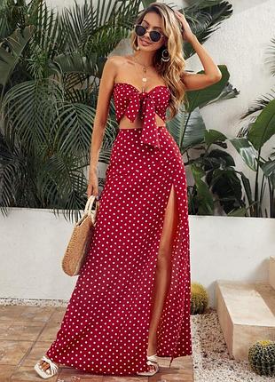 🖤костю летний в горошек женский shein🖤