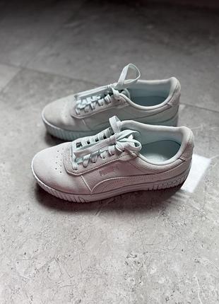 Жіночі замшеві кросівки puma carina 2.0 sd, 37 розмір