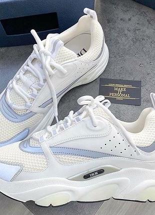 Кросівки christian dior b22 white