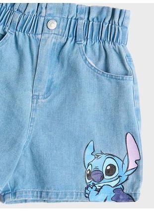 Джинсовые шорты на девочку подростка stich 2