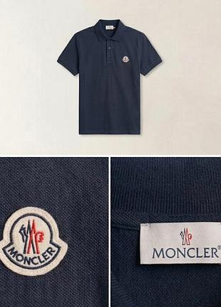 Поло чоловіче monclear (m,синє)