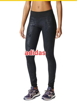 Новые леггинсы adidas оригинал змеиный принт