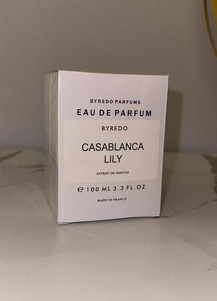 Парфуми нішеві духи ✨byredo casablanca lily✨ розкішні духи унісекс 100 мл