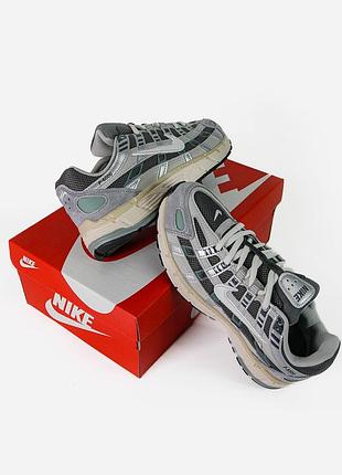 Nike p-6000 grey green 4