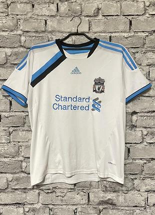 Футбольная футболка adidas liverpool steven gerrard майка игровая спортивная для футбола форма джерси винтажная ливерпуль джеррард nike vintage retro