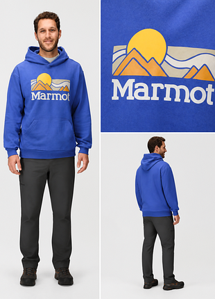 Худи marmot hoodie / мармот чоловіче худі з капюшоном | оригінал | m, l, xl
