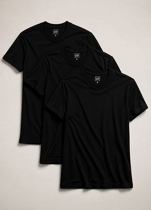 Gap crewneck t-shirt 3-pack / геп чоловічі футболки набір 3 шт | оригінал | m, l, xl