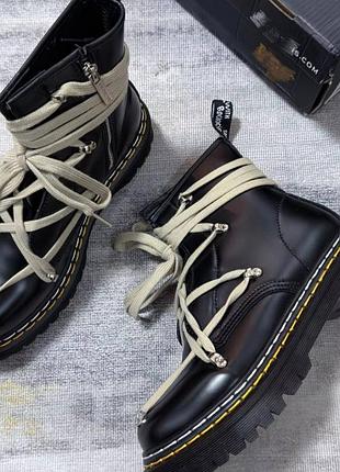 Шузы dr. martenes x rick owens