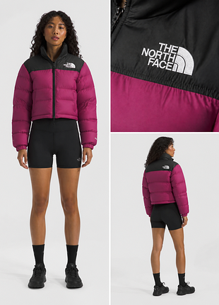 Пуховик the north face nuptse short down / женский укороченный пуховик | оригінал | m