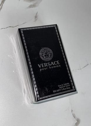 Парфуми чоловічі versace pour homme  100 мл італія парфюм шлейфовий версаче