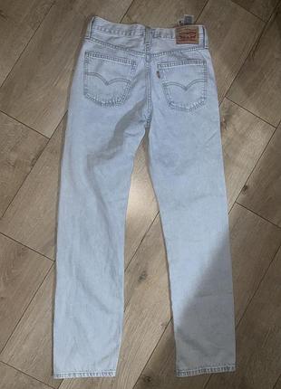 Джинси жіночі levi's прямі блакитні
