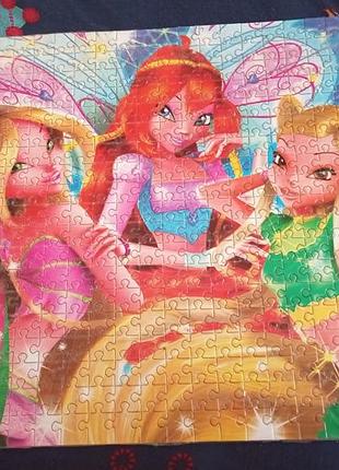 Пазл для дівчинки winx club енчантікс 45 х 34 см різнокольоровий