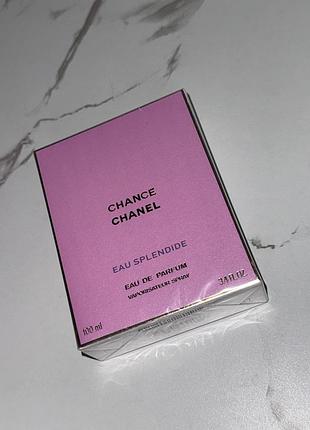 Парфуми жіночі франція chanel chance eau splendide✨ 100 парфюм шлейфовий  шанель шанс