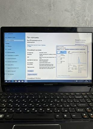 Ноутбук lenovo g580 / 15.6" / 8 gb ram / ssd 120 gb / windows 10