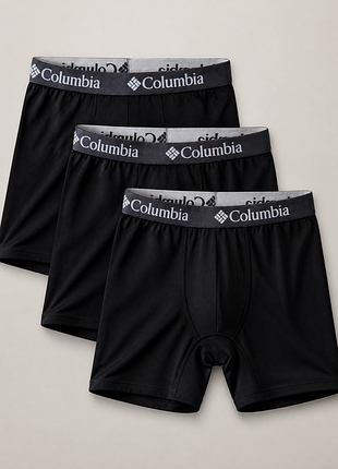 Труси-боксери columbia / боксерки коламбия чоловічі чорні | оригінал | m