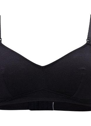 Черный лифчик для кормления без косточек 80d
