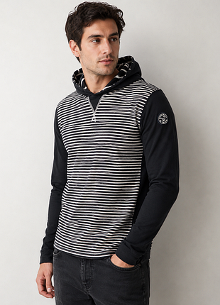 Худи armani jeans в полоску