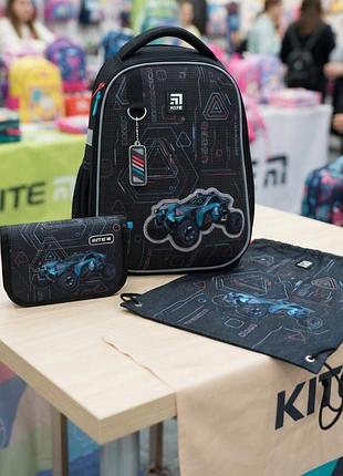 Детский школьный набор kite,рюкзак kite,пенал kite,сумка для обуви kite