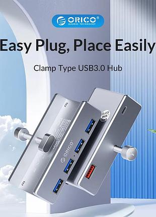 Usb 3.0 хаб orico mh4pu (4 порта + порт для доп. питания)