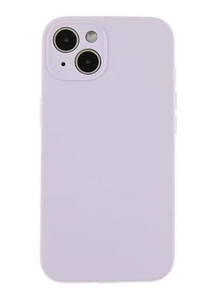 Чехол с защитой камеры silicone case full apple iphone 13 lilac purple (31932_2908863)