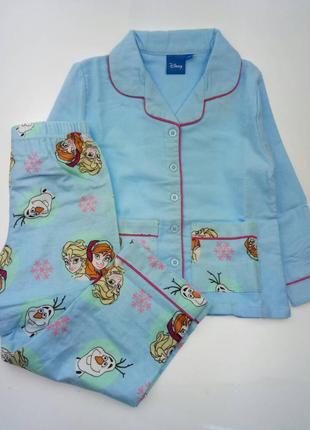 Теплая пижама анна эльза дисней р.98