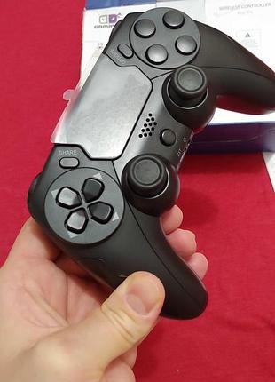 Геймпад dualshock4 ps4, ps3, pc, ios, android беспроводной bluetooth gaminja p48 black новый!