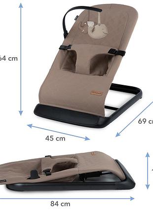 Шезлонг kidwell laro brown/black 2