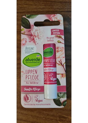 Alverde naturkosmetik lippenpflege wildrose бальзам для губ «дикая роза»