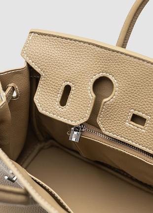 🤍 rivet bag brown/silver 4