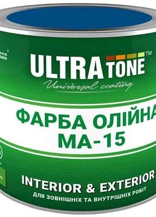 Краска масляная 2,5кг ярко-голубой тм ultra tone