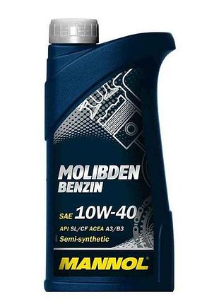 Масло моторное полусинтетическое mollbden benzin sae 10w-40 1л тм mannol