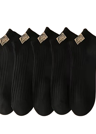 Жіночі шкарпетки чорні (набір 5 пар) один розмір (one size) 0000988