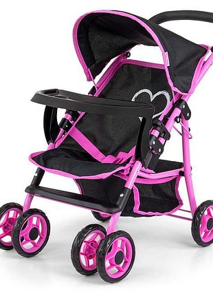 Коляска для ляльок milly mally kate prestige black