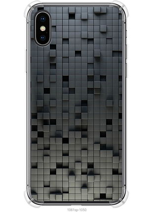 Чехол на iphone x кубики из силикона fch_0174852