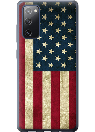 Чехол на samsung galaxy s20 fe g780f флаг сша из силикона fch_0056758