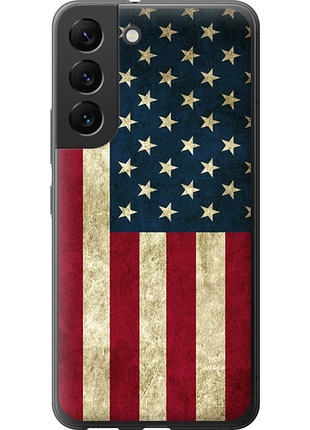 Чехол на samsung galaxy s22 флаг сша из силикона fch_0056779