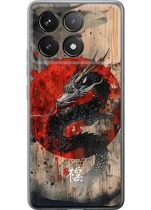 Чехол на xiaomi poco f6 pro восточный дух из силикона fch_0174738