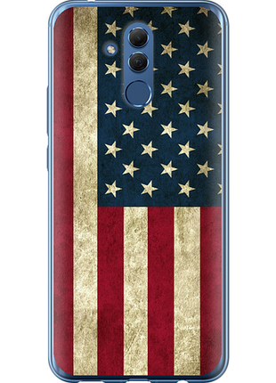 Чехол на huawei mate 20 lite флаг сша из силикона fch_0174928