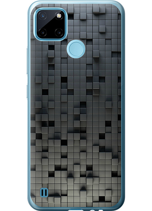 Чехол на realme c21y кубики из силикона fch_0174840