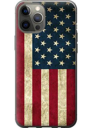 Чехол на iphone 12 pro max флаг сша из пластика fch_0174913