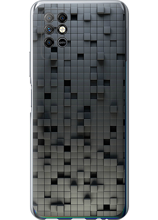 Чехол на infinix note 8 кубики из силикона fch_0174777