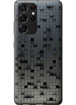 Чехол на samsung galaxy s21 ultra (5g) кубики из силикона fch_0174816