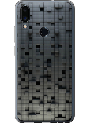 Чехол на meizu note 9 кубики из пластика fch_0174801