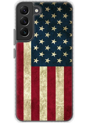 Чехол на samsung galaxy s22 plus флаг сша bumper fch_0175007