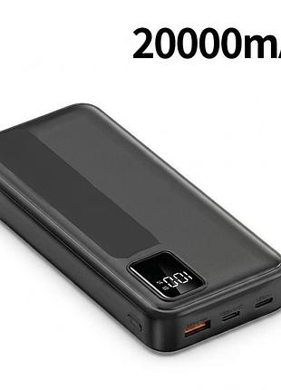 Повербанк xuqg 20000 mah з led-дисплеєм та швидкою зарядкою ck34