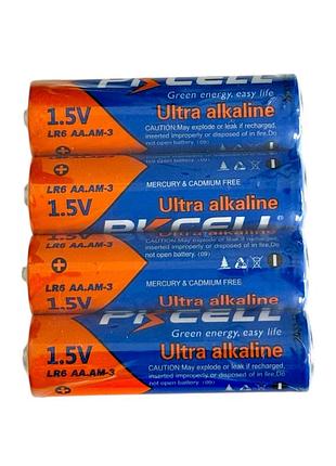 Батарейка pkcell lr6-2b aa/hr6 1.5v alkaline щелочная 4шт