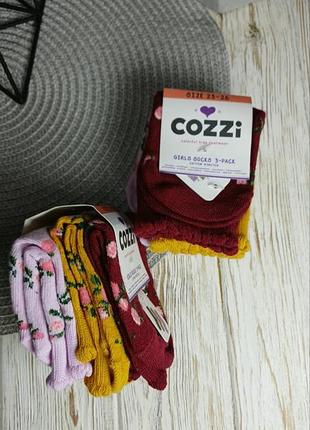 Фірмові шкарпетки cozzi 3 пари 27-30